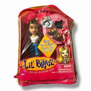 LIL' BRATZ #257288 YASMIN SLIP ON/OFF w/ accessories UNUSED NEW 2002 NOS